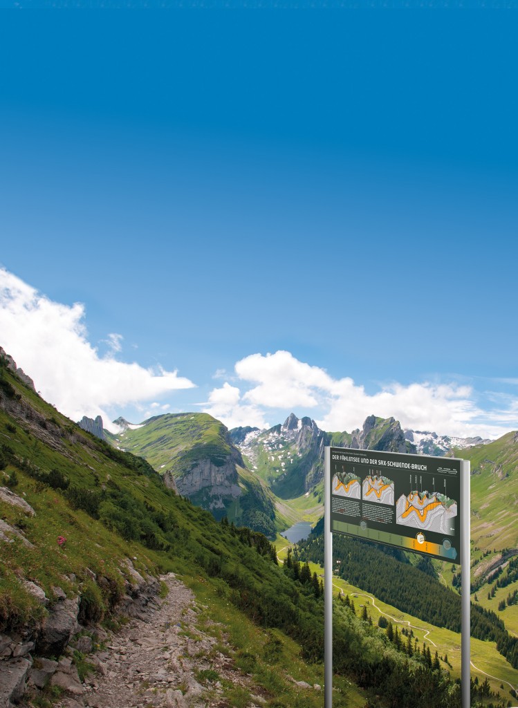 Geologischer Wanderweg - Hoher Kasten. Foto von Andrea Mathis