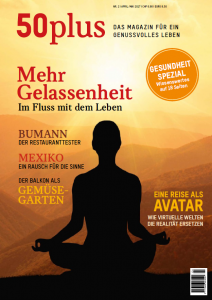 50plus Ausgabe zum Thema Gelassenheit